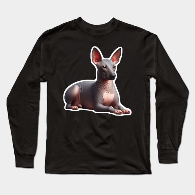 American Hairless Terrier Long Sleeve T-Shirt by millersye